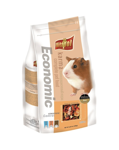 VITAPOL Hrana pentru porcusori de guineea 1200 g pachet economic