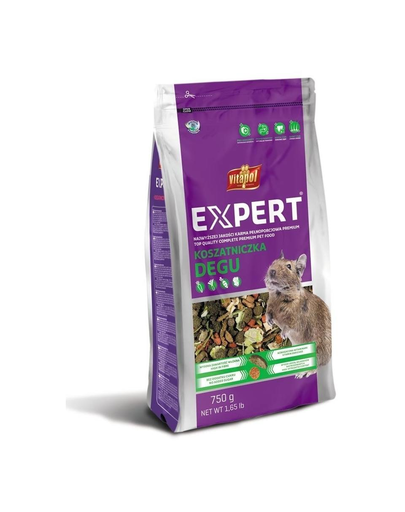 VITAPOL Expert Degu Hrana completa pentru veverite Degu 750 g