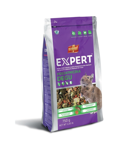VITAPOL Expert Degu Hrana completa pentru veverite Degu 750 g