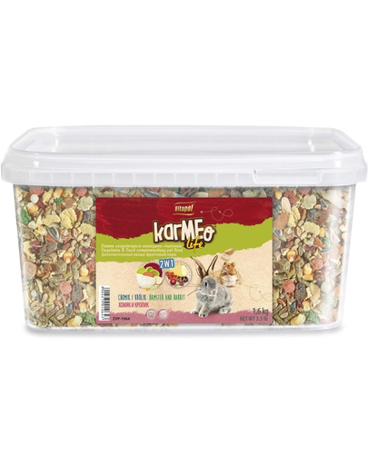 VITAPOL Hrană 2in1 pentru hamster și iepure 1.6 kg