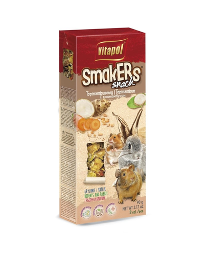 VITAPOL Smakers pentru rozătoare -  cu anghinare 2 buc. 90 g