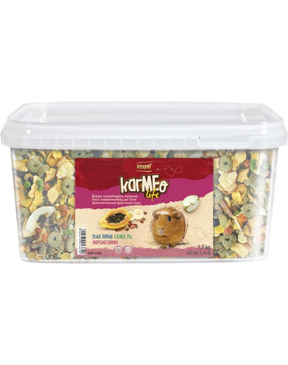 VITAPOL Hrană cu fructe porcușori de guinea - găletușă 1.7 kg