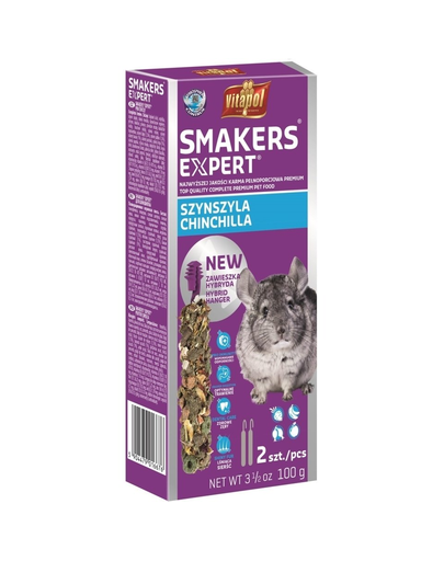 VITAPOL Smakers Expert hrana pentru chinchilla 2 buc. 100 g