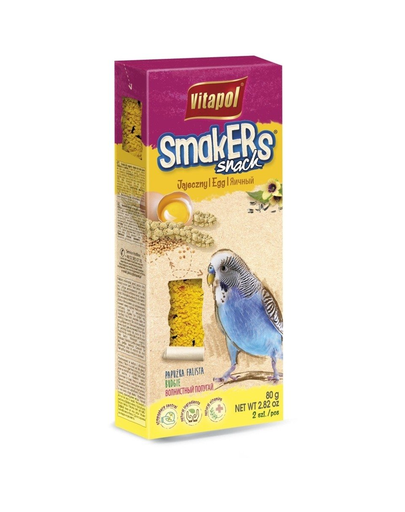 VITAPOL Smakers pentru papagali, cu oua 2 buc.90 g