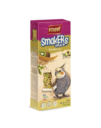 VITAPOL Smakers pentru nimfe, cu kiwi 2 buc.90 g
