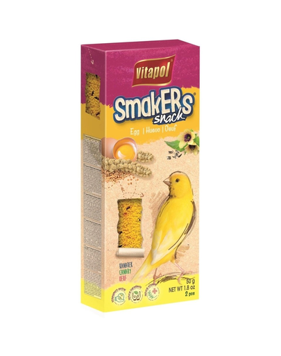 VITAPOL Smakers pentru canari - ouă 2 buc.