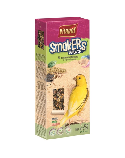 VITAPOL Smakers pentru canari la năpârlire 2 buc.