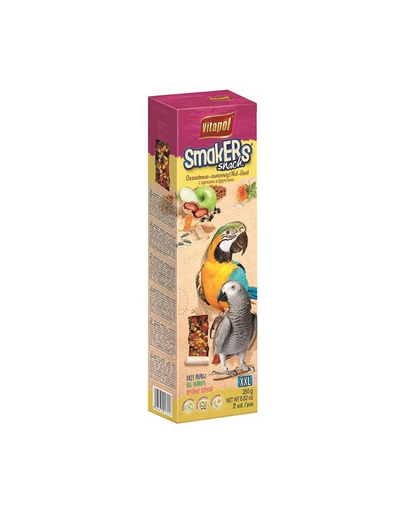 VITAPOL Smakers nuci - fructe pentru papagali mari 250 g
