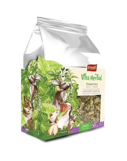 VITAPOL Pentru rozătoare și iepuri frunze de urzică 50 g