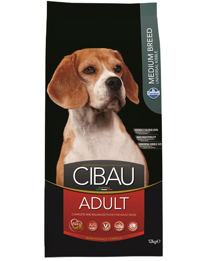 CIBAU Adult Medium 12 kg hrana pentru caini adulti rasa medie