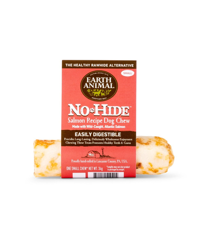 EARTH ANIMAL Chew small recompensa de mestecat, pentru caini talie mica, cu somon