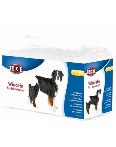 TRIXIE Scutece pentru câini 12 buc. M