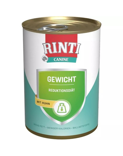 RINTI Canine Weight chicken 400 g controlul greutatii cainilor, cu pui