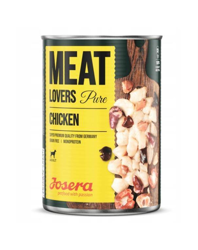 JOSERA Meatlovers pure Hrana umeda caini adulti, cu pui 400g