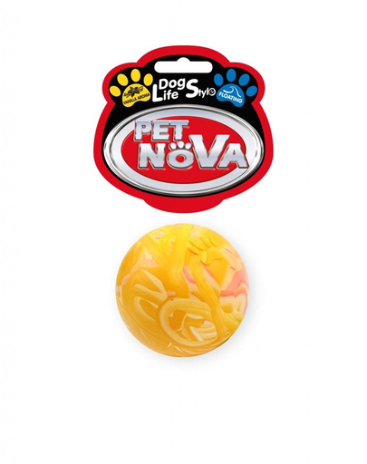 PET NOVA DOG LIFE STYLE Minge plutitoare pentru caini, 5 cm, multicolora, aroma de vanilie