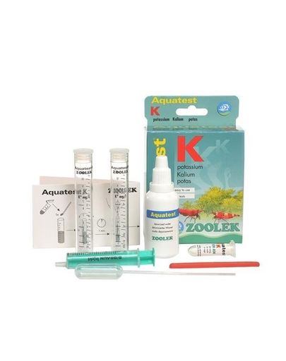 ZOOLEK Aquatest K testare nivel potasiu din apa acvariu