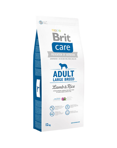 BRIT Care Adult Large Breed Lamb & Rice Hrana uscata pentru caini adulti de talie mare, cu miel si orez 12 kg