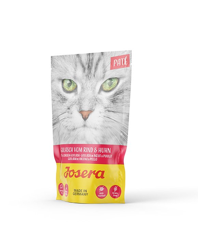 JOSERA Pate pentru pisici, cu pui si carne de vita, 85 g