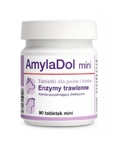 DOLFOS AmylaDol Mini Supliment caini cu tulburari digestive 90 tab