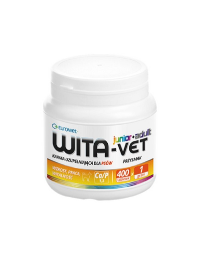 EUROWET Wita-Vet Junior+Adult vitamine și minerale pentru câini