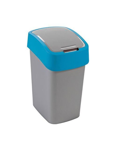 CURVER Cos pentru gunoi "FLIP BIN" 9 L argintiu / albastru