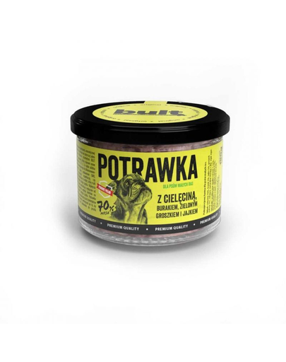 BULT Hrana pentru caini, cu vitel, sfecla, mazare 190g