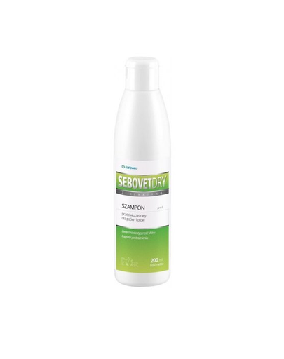EUROWET Sebovet-dry Sampon antimatreata 200ml pentru caini si pisici