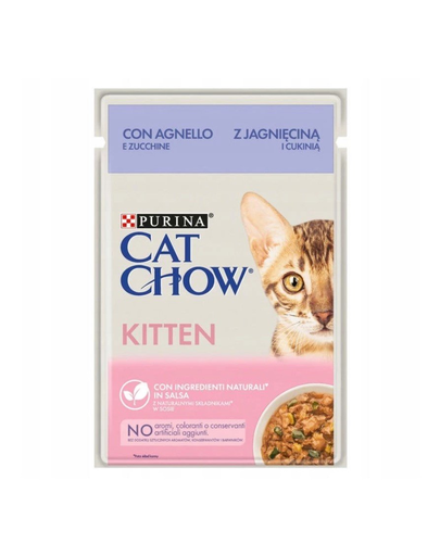 CAT CHOW Kitten Hrana umeda pisoi, cu miel si dovleac in sos  85 g