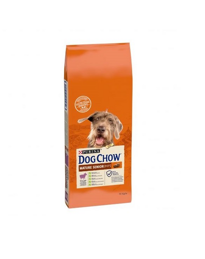 Hrană uscată câini seniori miel DOG CHOW 14 kg