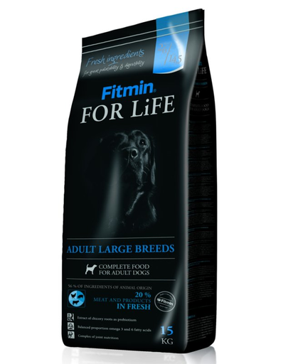 FITMIN For Life Adult Large Breeds Hrana uscata caini adulti de talie mare 15 kg