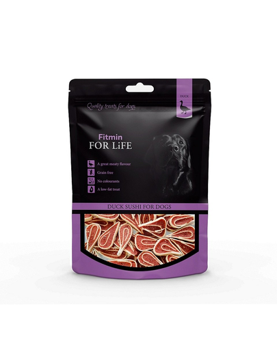 FITMIN For life Treat Duck sushi 70g recompensa pentru caine