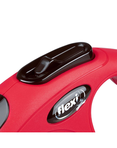 FLEXI New Classic lesa automata cu sir pentru caini, rosu, marimea XS, 3 m
