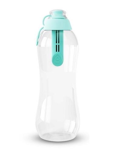 DAFI Sticlă cu filtru 0,7 L, mentă + 2 cartușe de filtrare