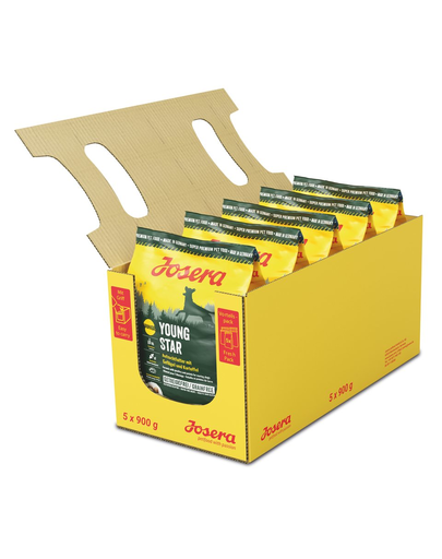 JOSERA Junior YoungStar Grainfree hrana uscata fara cereale pentru caini juniori  5 x 900g