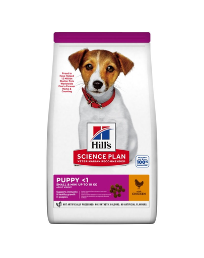 HILL'S Science Plan Canine Puppy Small & Mini Hrana uscata catei talie mica, cu pui 6 kg