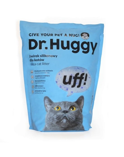 DR HUGGY Silicat pisici Premium 3,8L inodor