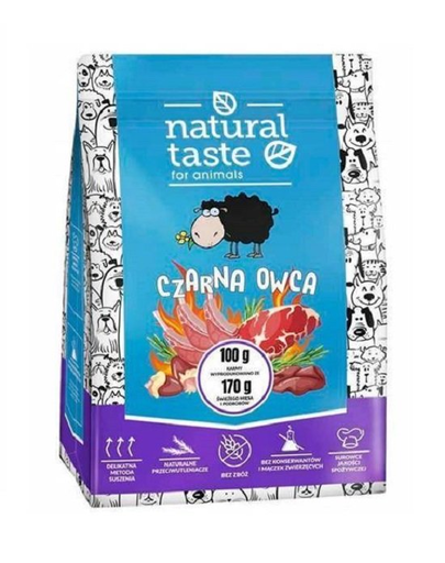 NATURAL TASTE Black Sheep Hrana uscata pentru caini 1kg
