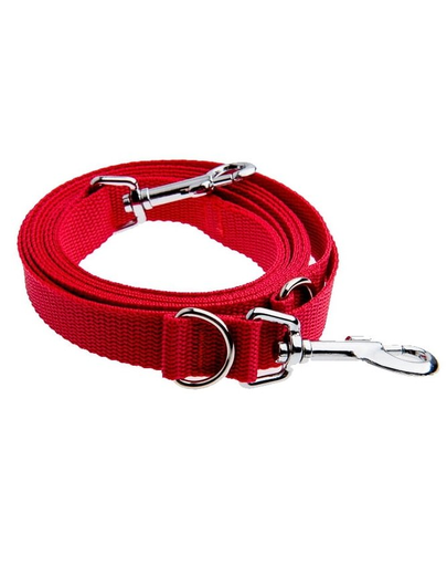 4WILD Lesa reglabila pentru caini 280 cm rosu