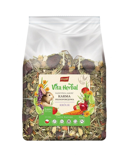 VITAPOL Vita Herbal Hrana completa pentru iepuri 400g
