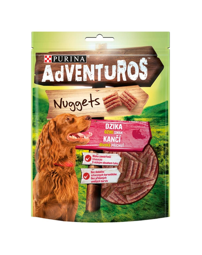 PURINA Adventuros Nuggets Recompense pentru caini 90g