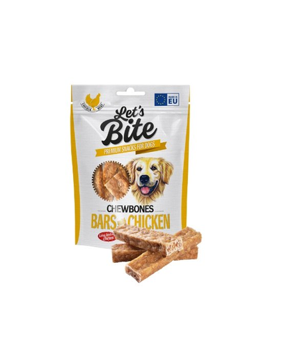BRIT Let’s Bite Chewbones bars 175g batoane cu pui pentru caini