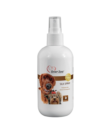 Spray descurcare blană câini antistatic OVER ZOO Silk 250 ml