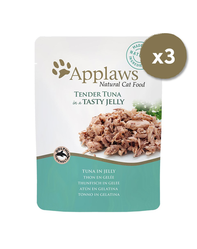 APPLAWS Cat Multipack hrană umedă pentru pisici, amestec de arome în jeleu 12 x 70 g