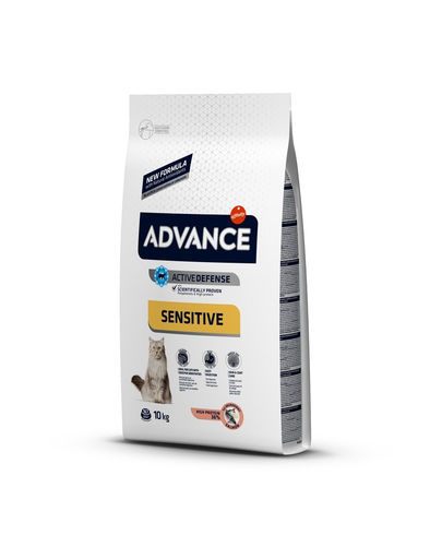 ADVANCE Adult Salmon Sensitive 10kg hrana uscata pisici sensibile, cu somon