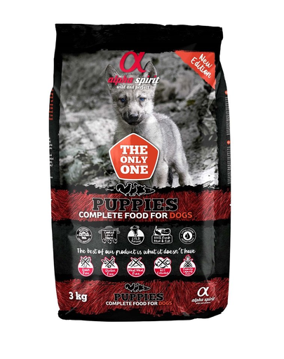 ALPHA SPIRIT Mancare uscata si moale pentru catei 3 kg