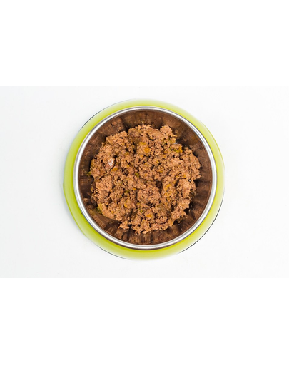 ARUBA Dog Organic hrana umeda caini, pui bio cu dovleac, dovlecei si ciulin de lapte 100 g