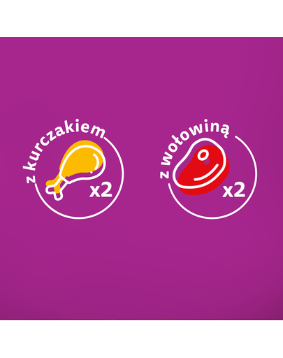 WHISKAS Junior vita si pui in sos, hrana pisoi 4x85g