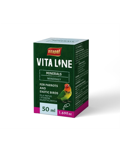 VITAPOL Minerale pentru pasari exotice 50 ml
