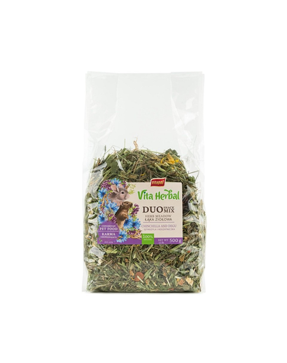 VITAPOL Vita Herbal Duo Snack hrana Chinchilla si Degu 500 g aliment suplimentar