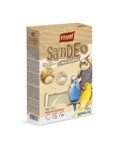 VITAPOL Nisip pentru păsări - lămâie 1500 g